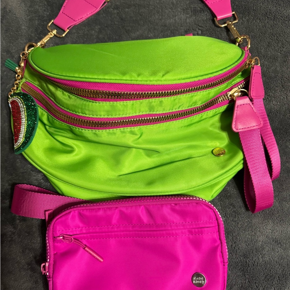 Gold blush watermelon sugar set with matching wallet